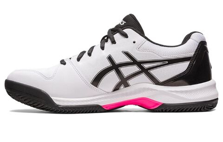 Мужские кроссовки теннисные Asics Gel-Dedicate 7 Clay - white/hot pink