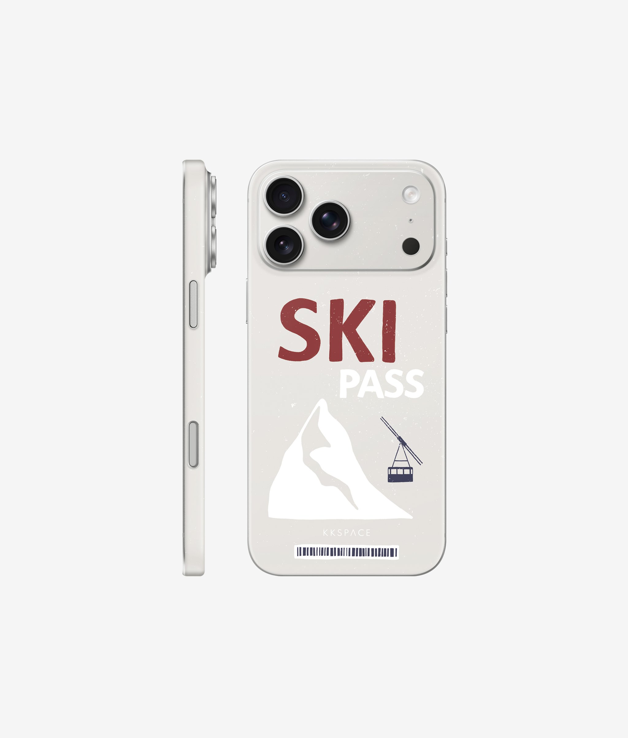 Виниловая наклейка SKI PASS для iPhone