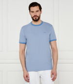 Футболка Tee Tape Rib BOSS GREEN - голубой(50530996)