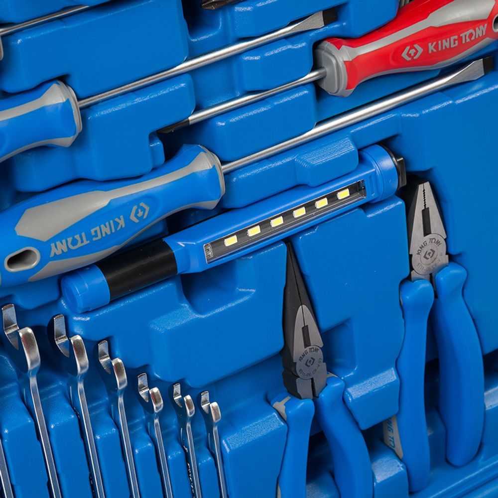 KING TONY (7581MR) Набор инструментов универсальный, 81 предмет