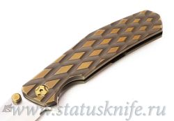 Нож TFK Stone F1 M390 Titanium Bronzeфотография - 3