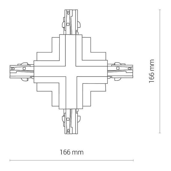 Коннектор X-образный Nowodvorski Ctls Power 8680