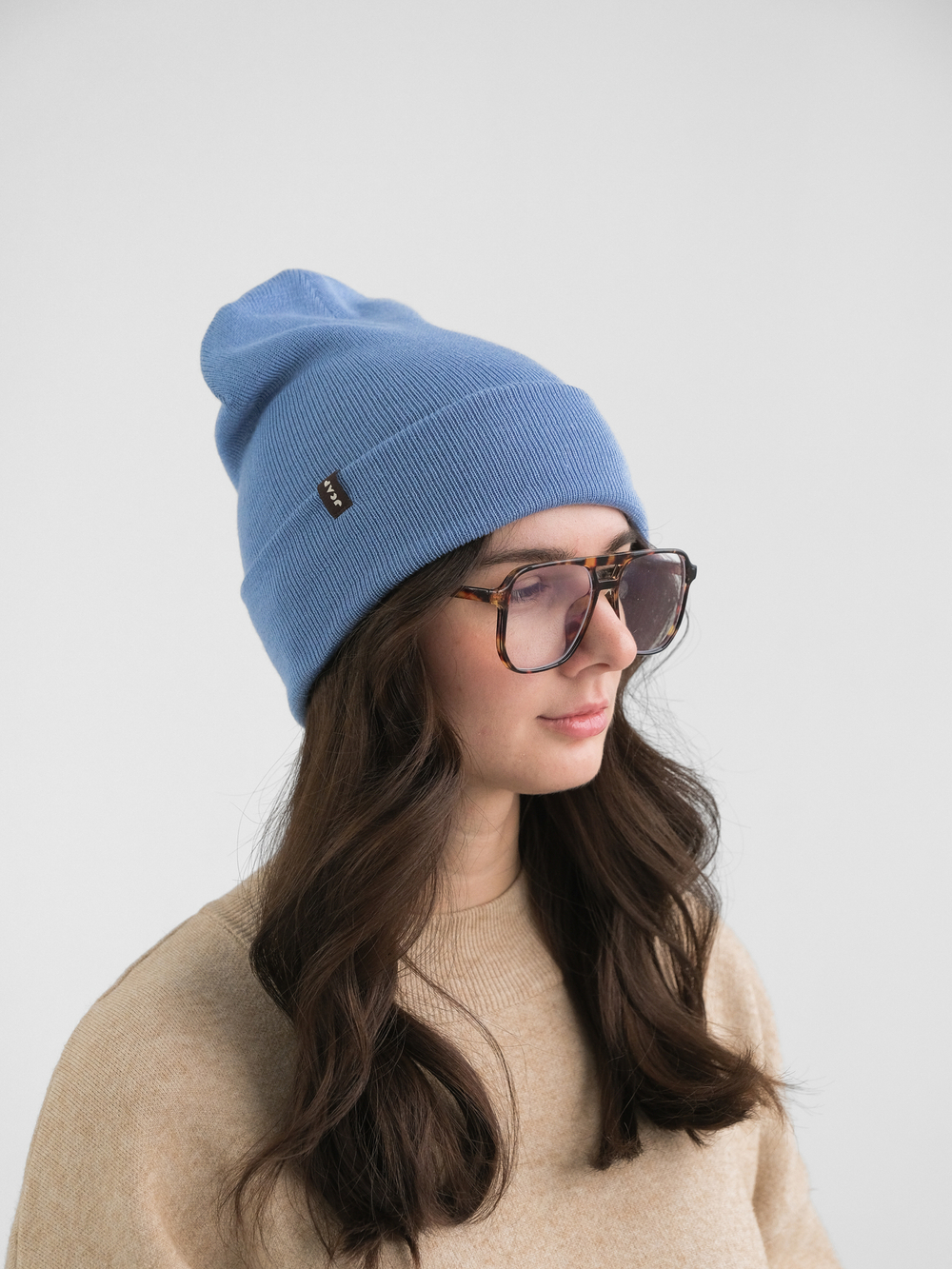 Шапка вязаная-резинка ЗИМА (Ниагара) УНО