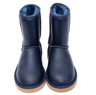 Ugg Mens Classic Short Metallic Navy