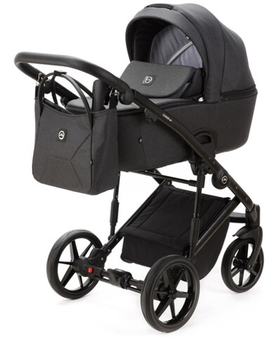 Детская коляска Adamex Mobi 2 в 1 M-TK79 (ЧЕРНЫЙ)