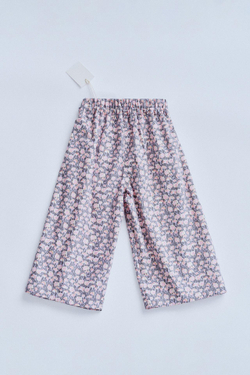 ZARA TIMELESZ - БРЮКИ С ЦВЕТОЧНЫМ ПРИНТОМ, ПУДРОВО-РОЗОВЫЙ