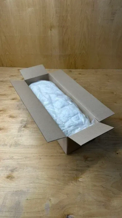 Каолиновая вата МКРР-130, теплоизоляция для печей и дымоходов, рулонный огнеупорный материал. Размер 1500*620*20 мм