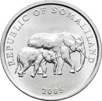 5 шиллингов 2005 Сомалиленд