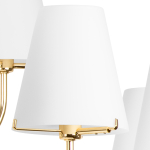 758212 Люстра подв. DIAFANO 21х40W G9 ЗОЛОТО/БЕЛЫЙ