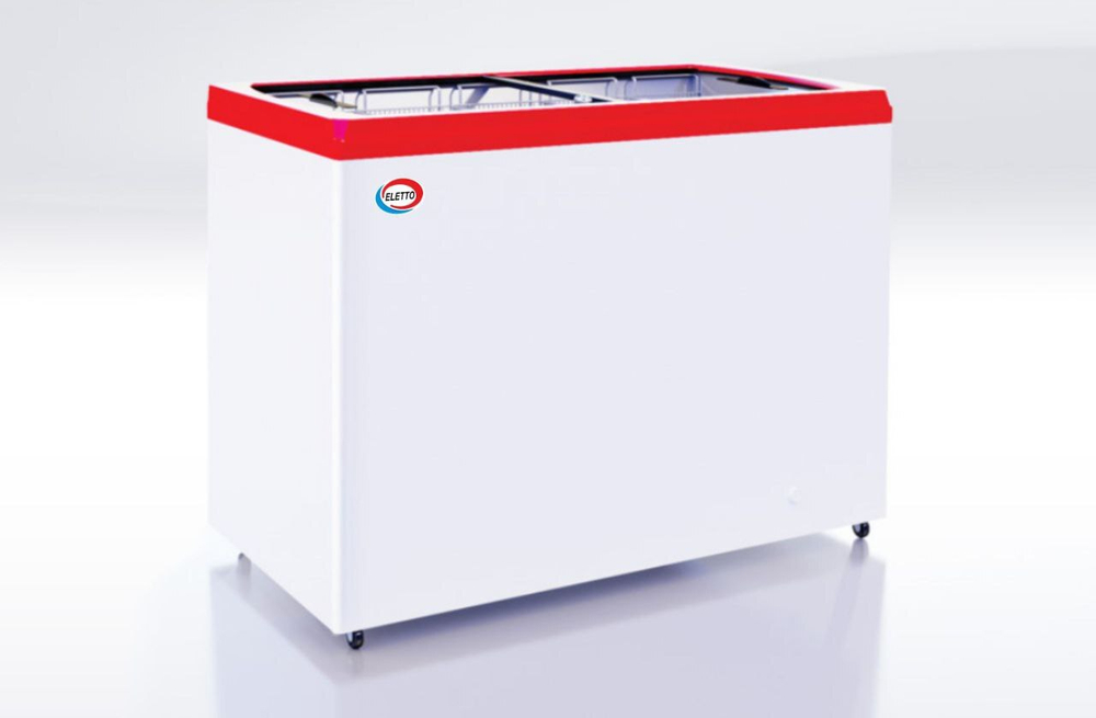 Ларь морозильный ЛВН 350 П Eletto R290 (СF 350 FE R290) красный