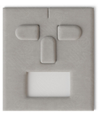 Вкладыш 03/наклонный/для гарнитура/3 язычка/окошко для бирки/прорезь для нитки