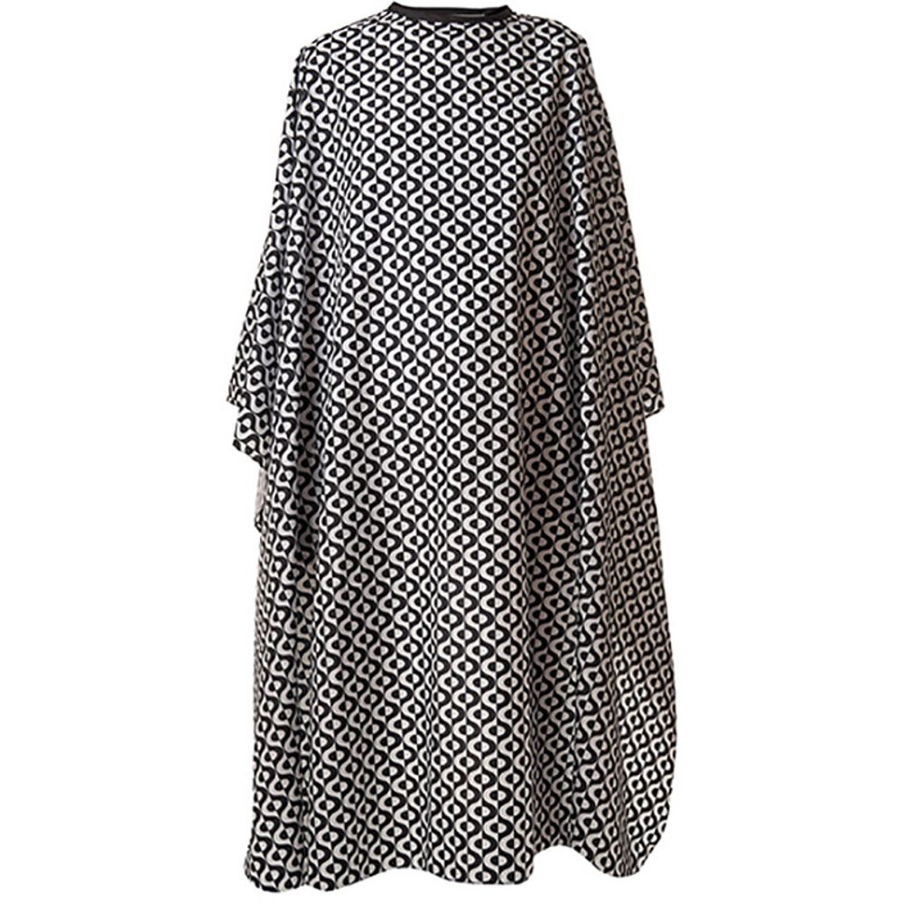 Накидка парикмахерская Harizma, 140х160см, "орнамент" чёрный (h10882B-15)