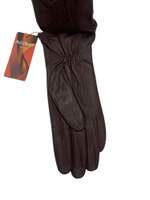 Перчатки. Женские. Материал верха: Кожаные. Подклад: плюш-флис.В упаковке 5 шт.