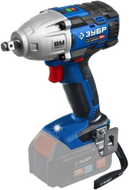 Гайковерт аккумуляторный ЗУБР GB-500 T7 без АКБ, бесщеточный Профессионал GB-500