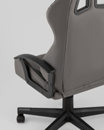 Кресло спортивное TopChairs Wyvern серо-черный