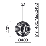 Подвесной светильник Maytoni MOD197PL-01W