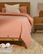 Кровать Alguema из дубового шпона с натуральной отделкой для матраса 90 x 200 см