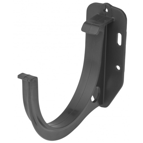 Кронштейн желоба ПВХ Альта-Профиль Элит Графит 125 мм