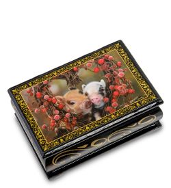 ШК-11/10-A Шкатулка в технике декупаж (6х9х4)