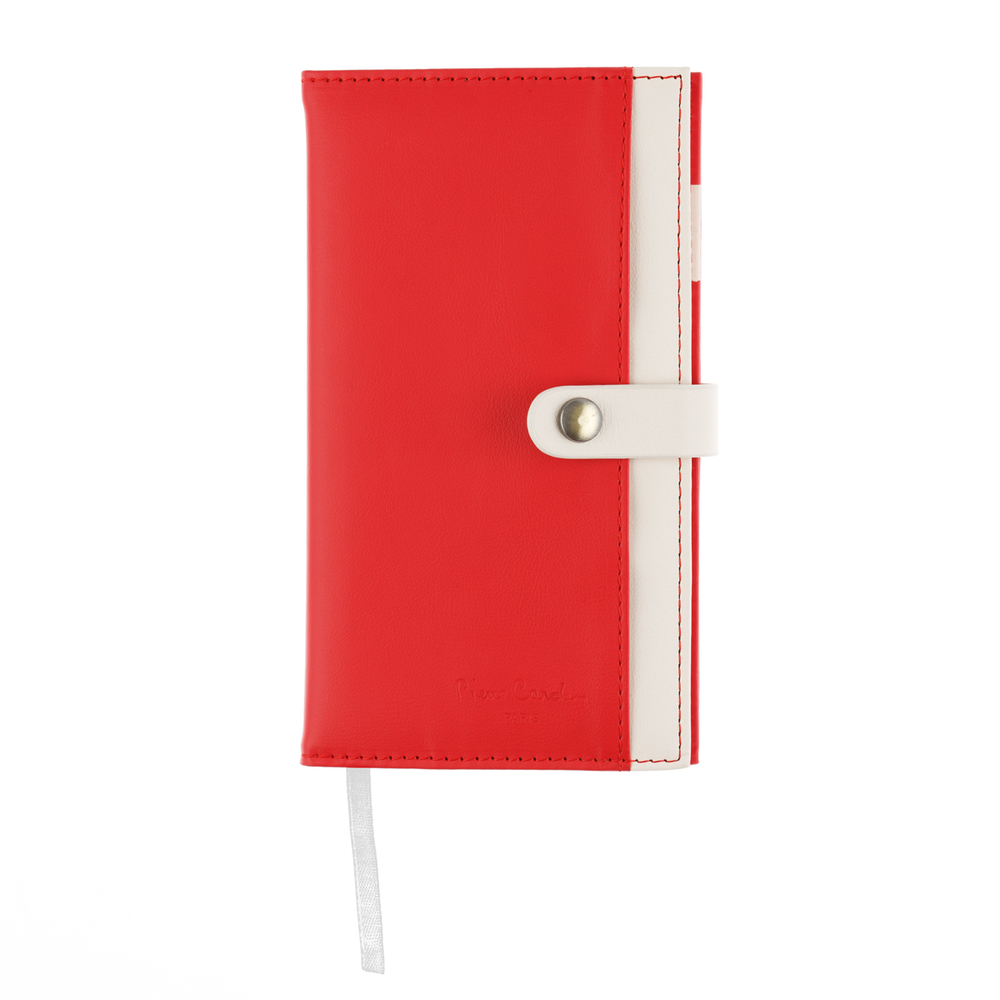 Стильный качественный фирменный органайзер ежедневник красный Pierre Cardin (Пьер Карден) с магнитной застёжкой PC21-B31-1