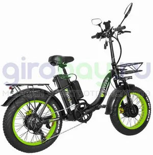 Электровелосипед Syccyba F11 Pro Dual 48V/15Ah (полный привод) - Салатовый обод фото №6