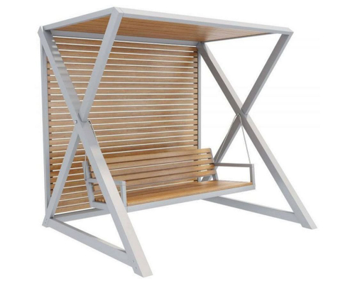 Качели парковые с теневым навесом Некст