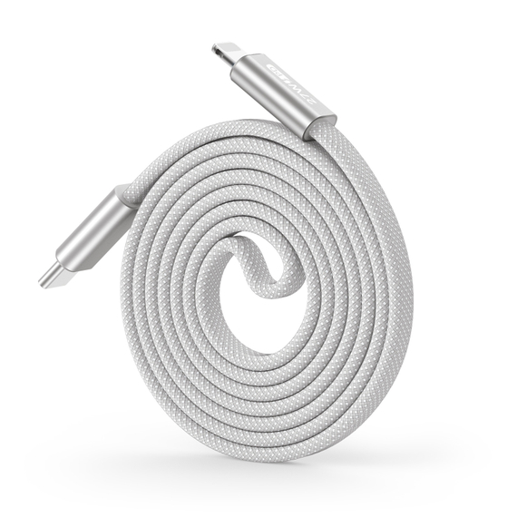 Кабель для быстрой зарядки 27W в тканевой оплетке длина 100см (1м) с разъемом Type C на Lightning, серия AUTO Series Aluminum от Dux Ducis