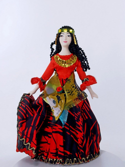 Кукла коллекционная Потешного промысла Цыганка в традиционном наряде