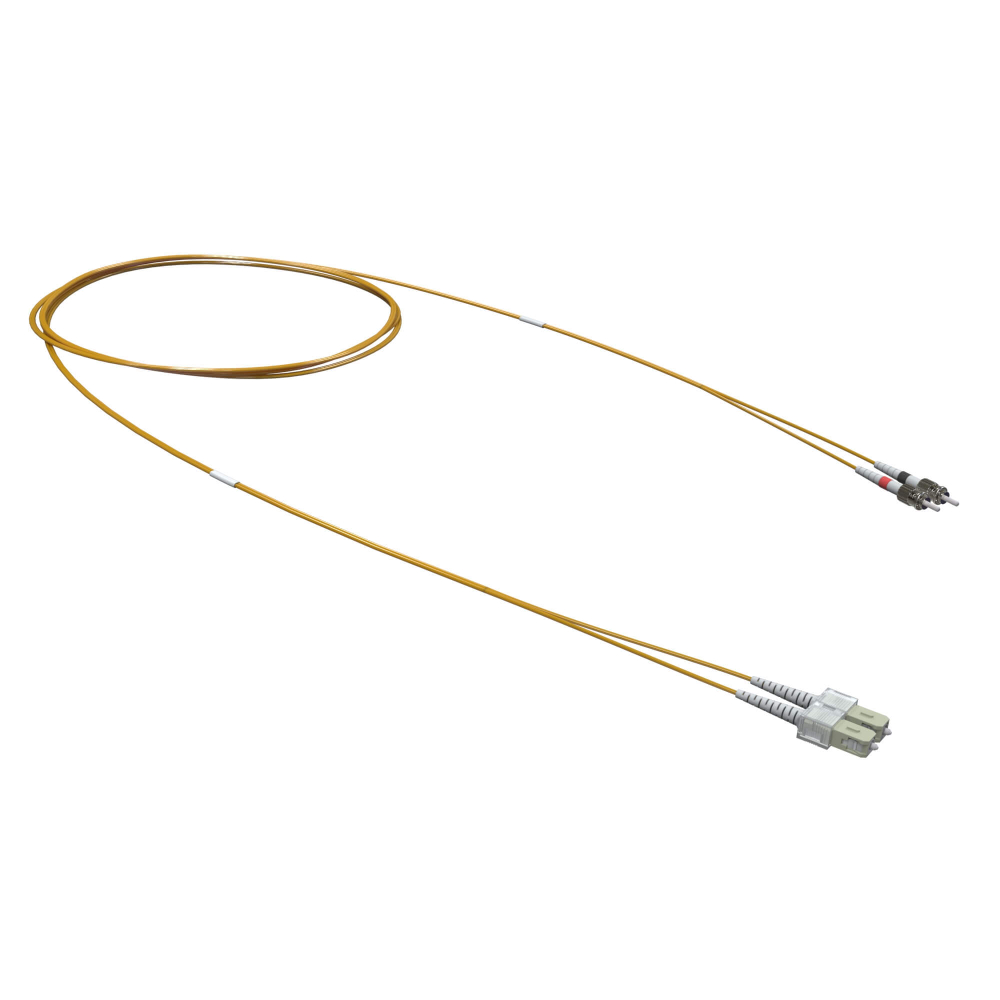 Оптический коммутационный шнур переходной Duplex SC-UPC/ST-UPC, 50/125 OM2, 1 м