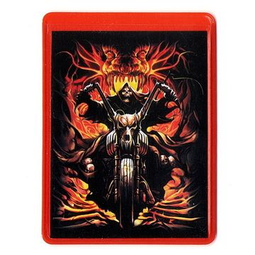 Чехол для проездного Смерть на мотоцикле