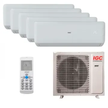 Мультисплит система на 5 комнат IGC RAK-X07RH x 5 / RAM5-X42URH