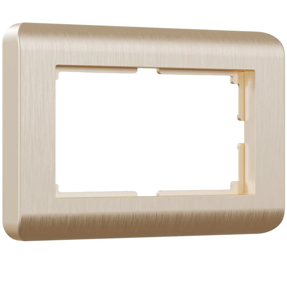 Рамка для двойной розетки Stream (шампань) W0082111