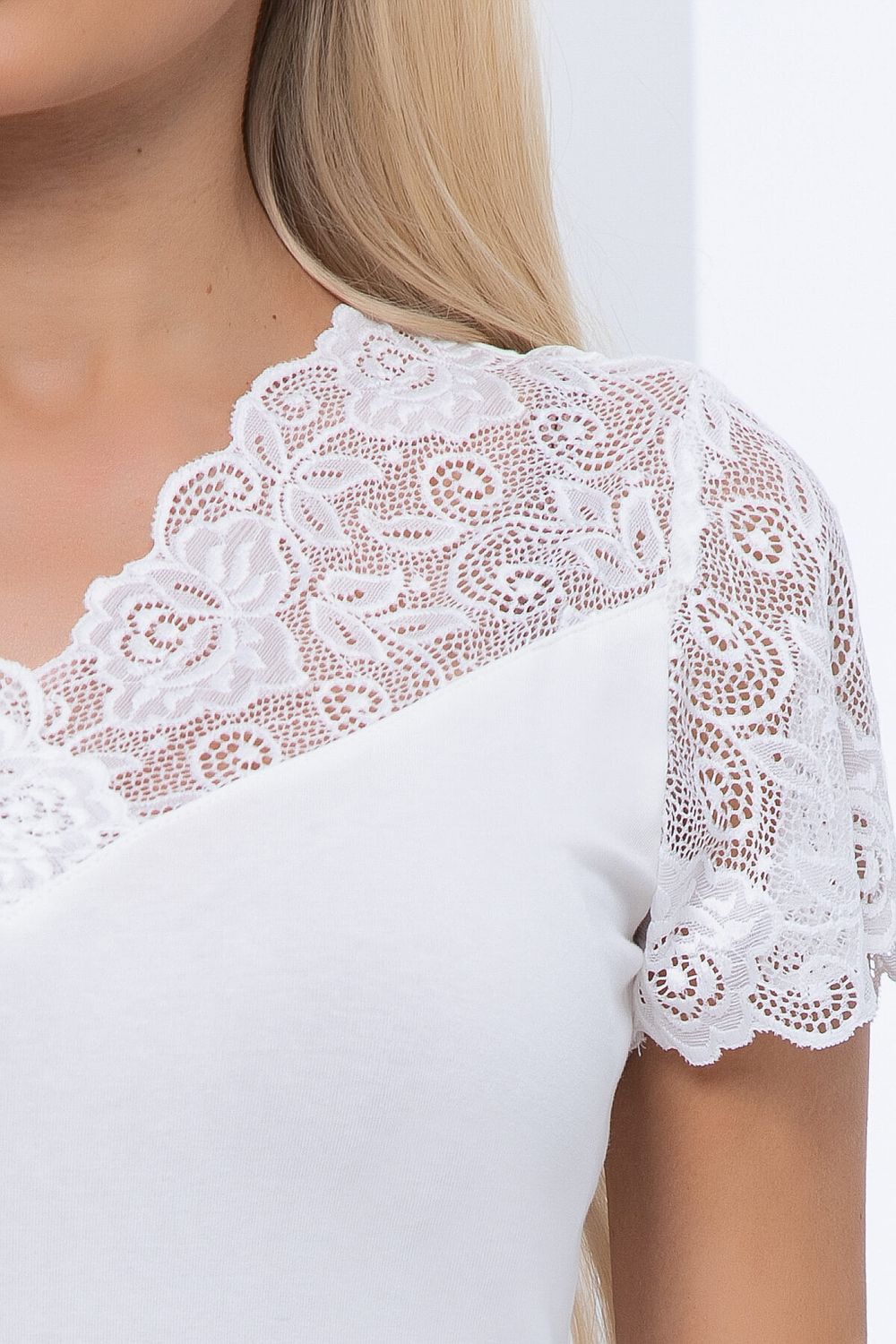 Блуза "Мечта кокетки" (белая) Б8599 LT Collection (Акция)