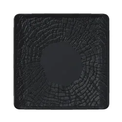 Блюдо квадратное 17,5*17,5 см с бортами Side Up2 Black Raw Wood P.L. Proff Cuisine [2]