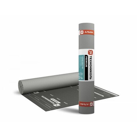 Гидро-ветрозащитная диффузионная мембрана ТехноНиколь АЛЬФА ВЕНТ 130, 75 м2, рул