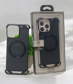 Чехол для iPhone 16 Pro DITAKA 360, поворотная подставка алюминиевая