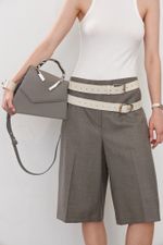 БАЗОВЫЙ РЕМЕНЬ С МЯТОЙ ПРЯЖКОЙ MILK