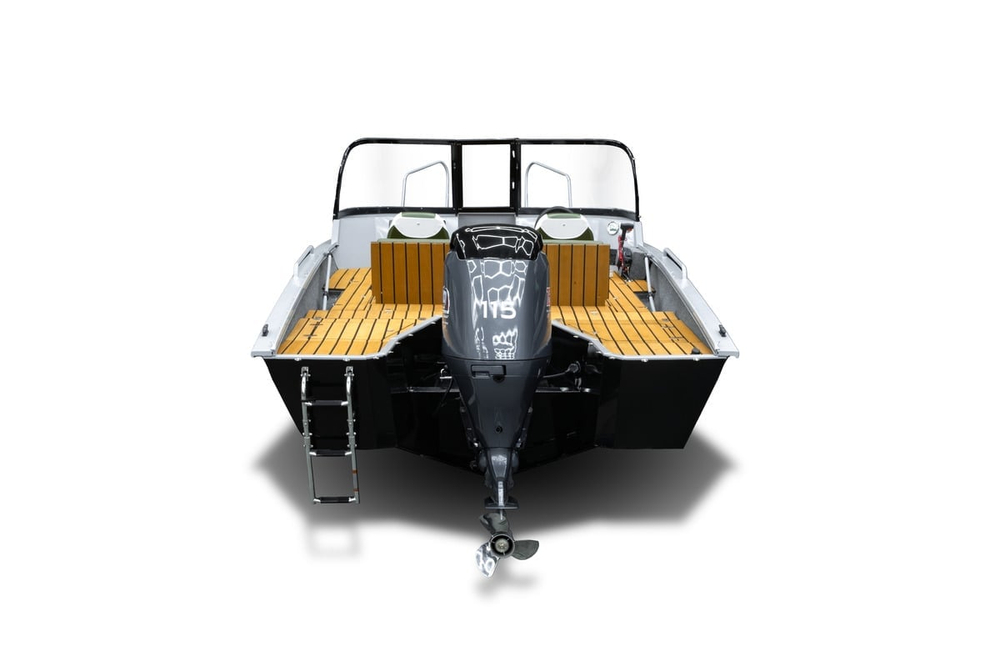 Комплект Алюминиевая лодка (катер) Mikatsu (Микатсу) 570 (Z43) Sport + мотор Mikatsu MF115FEL-T EFI