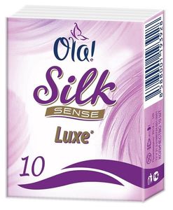 БУМАЖНЫЙ ПЛАТОК OLA SILK SENSE LUXE 10ШТ