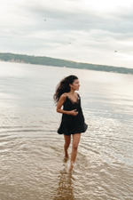 Платье мини с открытой спиной bk