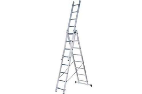 ЛЕСТНИЦА ВИХРЬ АЛЮМИНИЕВАЯ ТРЕХСЕКЦИОННАЯ ЛА 3Х7 73/5/1/20