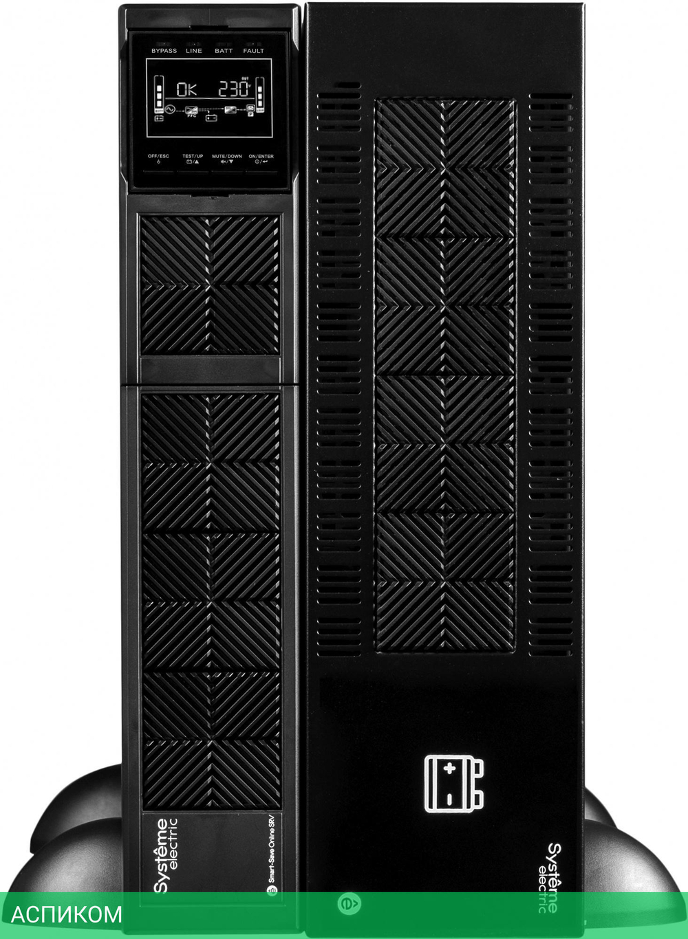 Источник бесперебойного питания Systeme Electric Smart-Save Online SRV 6000ВА (SRVSE6KRTXLI5U)