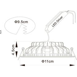 Точечный встраиваемый светильник Arte Lamp