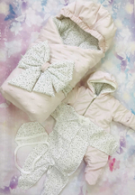 Комплект на выписку зима "Снежок" (Цвет:Белый)