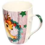 Кружка керамическая 350мл «Новогодня сказка», микс 4рисунка