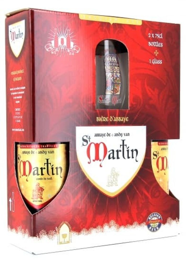 Brunehaut Abbaye de St. Martin Tripel (2x0.75) + бокал