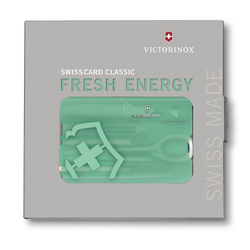 Швейцарская карточка VICTORINOX SwissCard Classic Fresh Energy SE 2020 0.7145.T