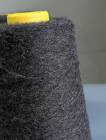 Пряжа GTI FOOLOW G 1/20 (65% кашемир, 35% шелк) 2000м/100 гр, антрацит