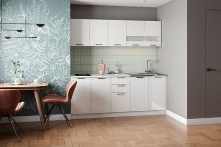 Кухня «Дуся» комплект 2.0 Белый бриллиант