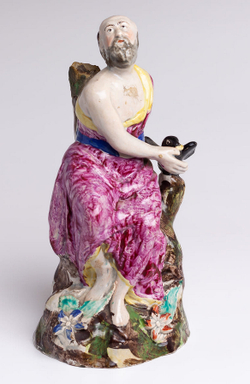 Апостолы Петр и Павел. Парные статуэтки.  Англия, Стаффордшир / Staffordshire, кон. 18в.